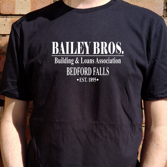 Bailey Bros T-Shirt - Bedford Falls, Christmas, It's A Wonderful Life, S-XXL